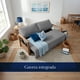 thumbnail image 3 of Sofá Cama Lucca matrimonial Spring Air, con almacenamiento color Gris, 3 of 11