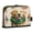 Watercolor Animals Pattern, variant on Standing Pencil Case with Base Large Capacity Stationery Pouch Pen Bag with Zipper for Women Men Watercolor Animals Pattern