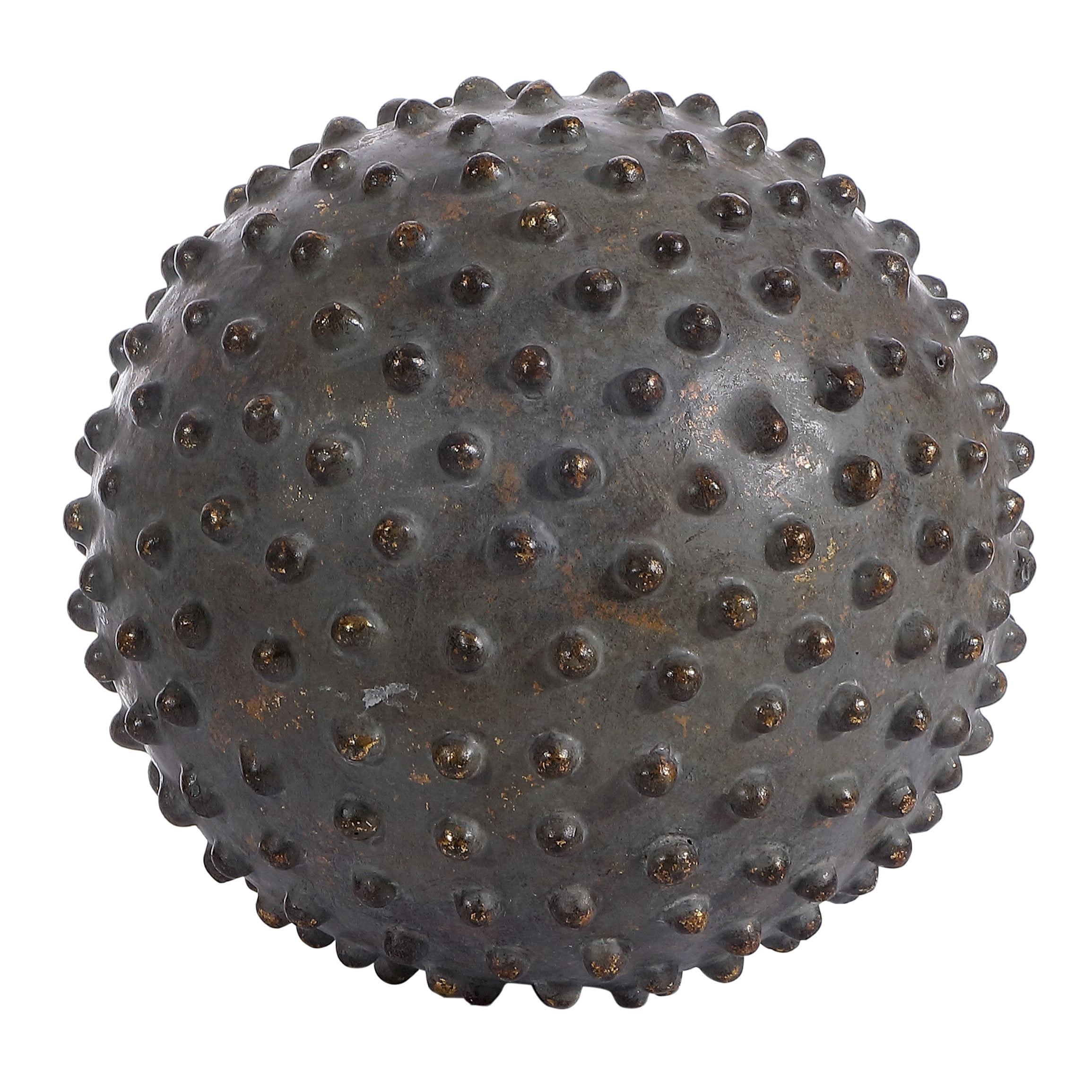 Safavieh Roni Brown 5"/6" Polyresin Decorative Balls (2 Count)