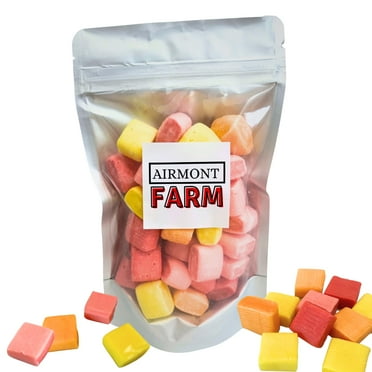 Freeze-Dried Starburst 6oz Fruit Burst Candy - Ships In Box - Deliciously Crunchy, Intense Flavor, Lightweight Snack - Resealable Bag
