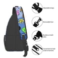 thumbnail image 5 of Battle For Dream Island Bfdi Crossbody Bag Casual Sling Backpack Chest Bag Multipurpose Crossbody Shoulder Bag Hiking Daypacks, 5 of 9