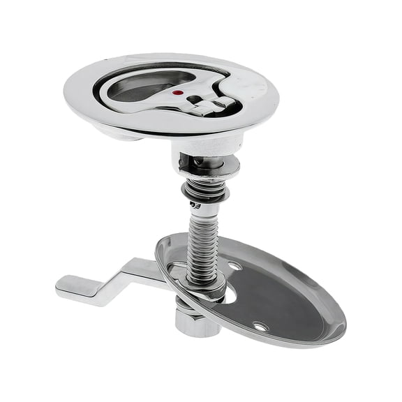 Stainless Steel Marine Handle Floor Lock Corrosions Resistant Keyless Flush Pull Latches for Marine Boat Door