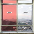thumbnail image 5 of Window Film, Glass Sun Blocking, Heat Control Self Adhesive Red Window Tint, 6.6x1.97ft for Home Office, 5 of 6