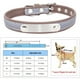 thumbnail image 5 of Collar para Perro con Etiqueta de Nombre Grabada, Personalizable, Cuero Suave, Collar para Perro con Etiqueta de Identificación Individual, para Perros Pequeños, Medianos y Grandes Xemadio 2034481-12, 5 of 8