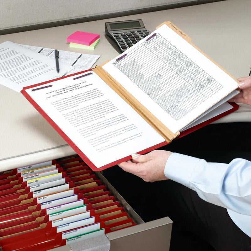 Smead Pressboard Classification File Folder with S