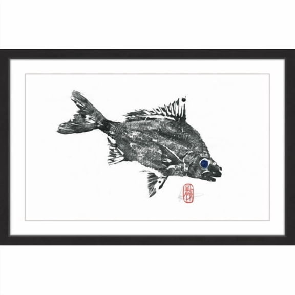 "Silver Bream" Framed Painting Print