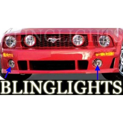 Body Kit Mustang 2008 2005 2006 2007 2008 2009 Ford Mustang Roush Body Kit Bumper Foglamps Driving Fog Lamps Lights ()