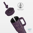 thumbnail image 6 of Zak Designs 30oz Harry Potter Double Wall Stainless Steel Vaccuum Insulated Sutton Straw Tumbler, 6 of 8