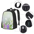 thumbnail image 2 of Balery Purple Butterfly On Wild Mochila para hombre y mujer - Tela Oxford 600D resistente - Gran capacidad, resistente al agua, ideal para la escuela, viajes y senderismo, 2 of 6