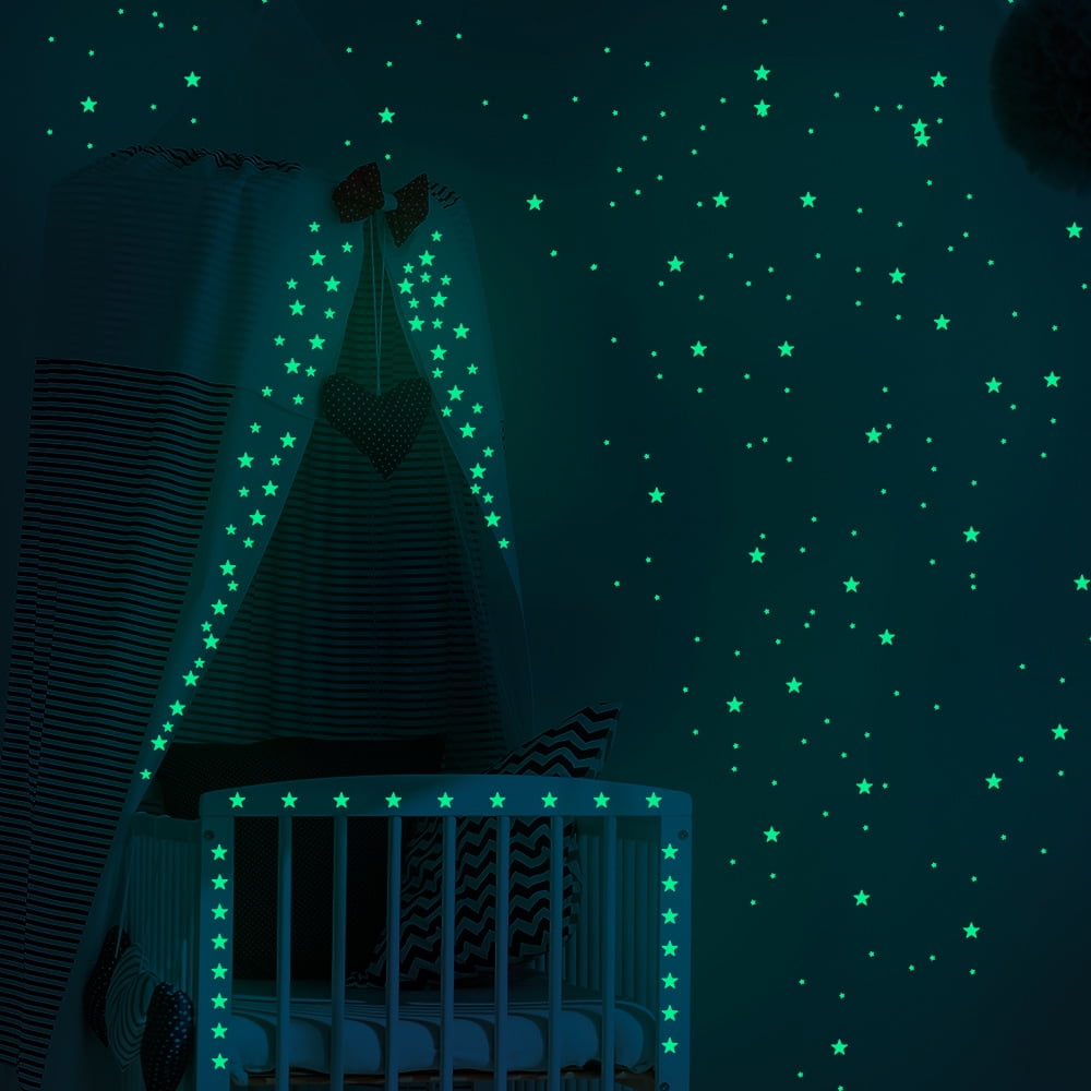420 Pcs Glow in The Dark Stars for Ceiling Boys Adults Girls Stickers Realistic, Glowing Stars for Kids Room Ceiling and Wall Decals, Luminous Stars Wall Stickers Glow in The Dark