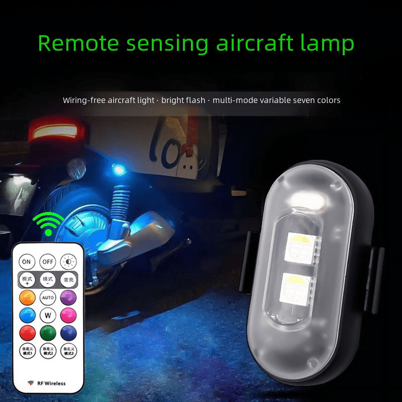 2 Peças De Tiras De Luz LED Para Motocicleta-Mini Luzes De Corrida À 2 Peças De Tiras De Luz LED Para Motocicleta-Mini Luzes De Corrida À