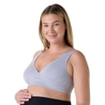 thumbnail image 6 of Ingrid & Isabel For Every Belly Women's Maternity & Nursing Seamless Crossover Bra, 2-Pack, SizesXS-4XL, 6 of 9