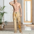 thumbnail image 6 of Lsque Print Men's Pajama Pants, Lounge Pant - Comfortable Home Wear,Elastic Waistband, Stylish Design-Small, 6 of 9