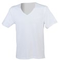 thumbnail image 1 of SF - Camiseta básica cuello pico Modelo Wide hombre caballero (Blanco), 1 of 2