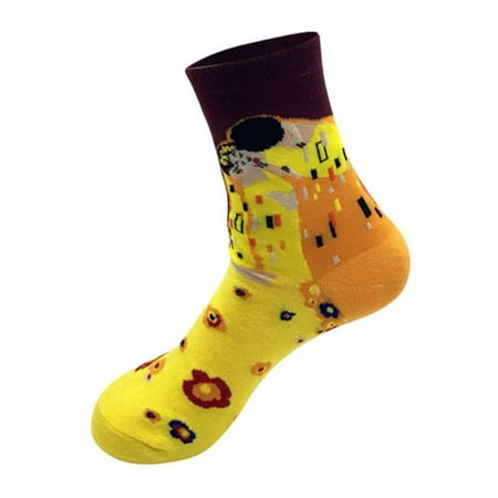 

Womens Fun Socks Famous Painting Patterned Art Socks & Printed Cool Novelty Funny Socks for Women