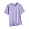 thumbnail image 7 of BAODANN Women’s Ice Silk T Shirt For Sports Casual Wear Running And Fitness Breathable Short Women Fit T Shirts T Shirts for Women Summer Stretch Women Shirts Summer Long Sleeve Shirt Women plus, 7 of 7