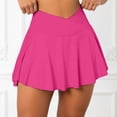 thumbnail image 2 of WERYOUNG Women's Skirts Solid Color High Waist Lightweight Yoga Workout Activewear Skirt Outdoor Activities Soft Breathable Skirts, 2 of 6