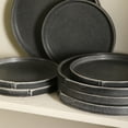 thumbnail image 6 of Stone Lain Bao 4-Piece Dinner Plate Set Stoneware, Charcoal, 6 of 6