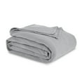 thumbnail image 2 of Soft All-Season Microfleece Bed Blanket – Lightweight Cozy Throw – King Size – Light Grey, 2 of 4