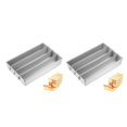 thumbnail image 2 of Wweixi Versatile Battenberg Cakes Mold For Various Occasions With Easy Cleaning Cake Pans Easily Cleaning 10X6 Cake Mold 2Set, 2 of 6