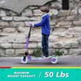 thumbnail image 3 of HOVERSTAR Trottinette pour Enfants, Roues et Pédale Lumineuses à LED, 3 Hauteurs Réglables (27, 29, 31 Pouces) Convient à Plus d'Âges d'Enfants, 3 of 6