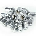 20 Pcs Bulge Lug Nuts 12x1.5 Chrome for Ford Escape Fusion Focus