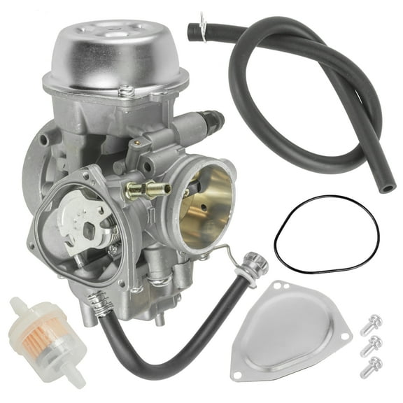 ATV Carburetor Replacement for Yamaha Grizzly 600 YFM600 1998-2001 - Direct Fit 599cc, Adjustable Jetting System with Anti-Clog Venturi