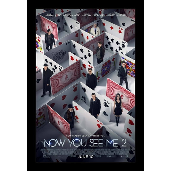 NOW YOU SEE ME 2 - 11x17 Framed Movie Poster