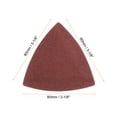 thumbnail image 2 of Unique Bargains 100 Packs 120/150/180/240 Grits 80mm Aluminum Oxide Triangular Sandpaper Sanding Pads, 2 of 6