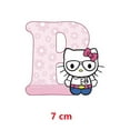Hello Kitty 7cm A B C Letters Ironon transfers for clothing patches