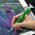 thumbnail image 3 of HsdsBebe Resin Diamond Painting Pen for Adult,Green Blue Curvy Body Pen Diamond Art Accessories Kits,5D DIY Acrylic Applicator Accessories Gem Jewel Wax Picker Tool, 3 of 6