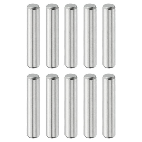 10 Pcs 3/16x1" Dowel Pins, Bearing Steel Cylindrical Dowel Pins Shelf Support Peg Pin Rod Fasten Elements Metal Shelf Pegs