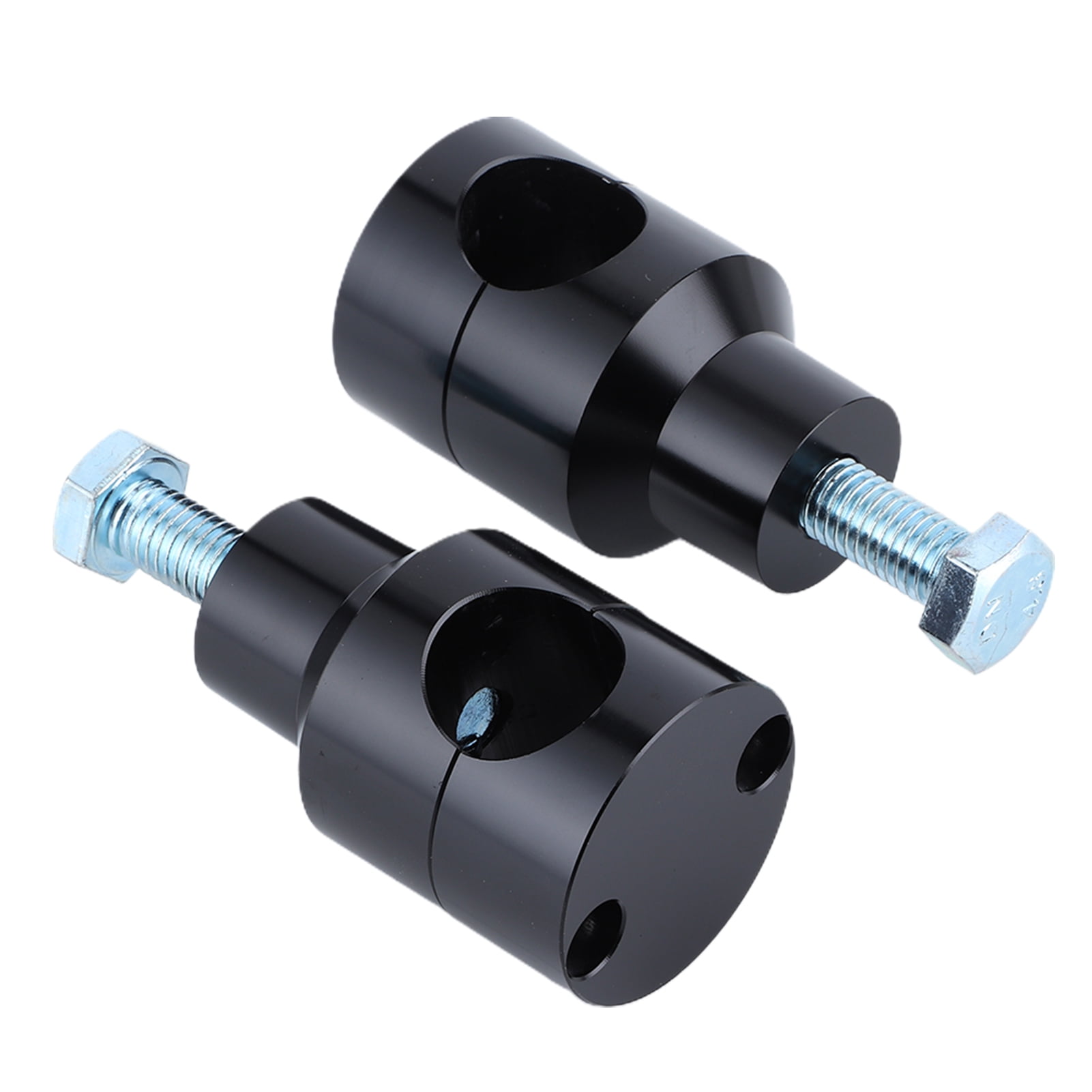 Rehausseur Guidon Moto 25 Mm – Lot De 2 – Aluminium 6061 Noir – Adaptateur