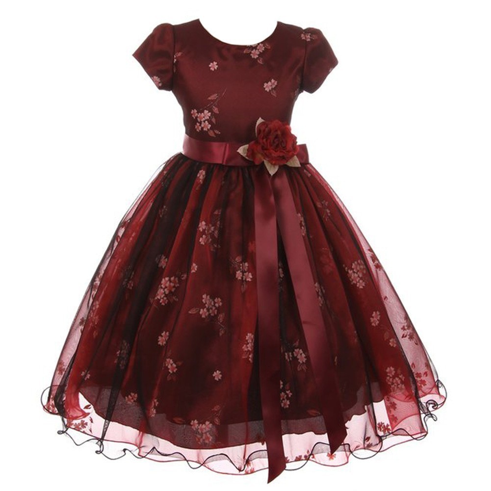 burgundy dress walmart