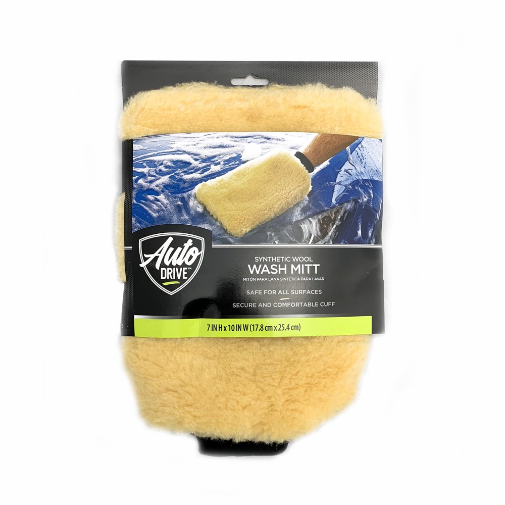 Auto Drive Synthetic Wool Car Wash Mitt