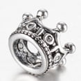 thumbnail image 2 of Alloy Beads Large Hole Beads Silver 10.5x7mm Hole: 6mm, 2 of 2