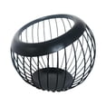 thumbnail image 1 of Coffee Pod Holder, House Usage Multipurpose Tidy Organizer Fruit Storage Basket, black, 1 of 9