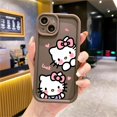 thumbnail image 1 of Coque souple pour iPhone 12 Mini 16 Plus 16e 11 15 Plus XS XR 14 11Pro 13 Pro MAX, jolie Sanrio Hello Kitty, 1 of 4