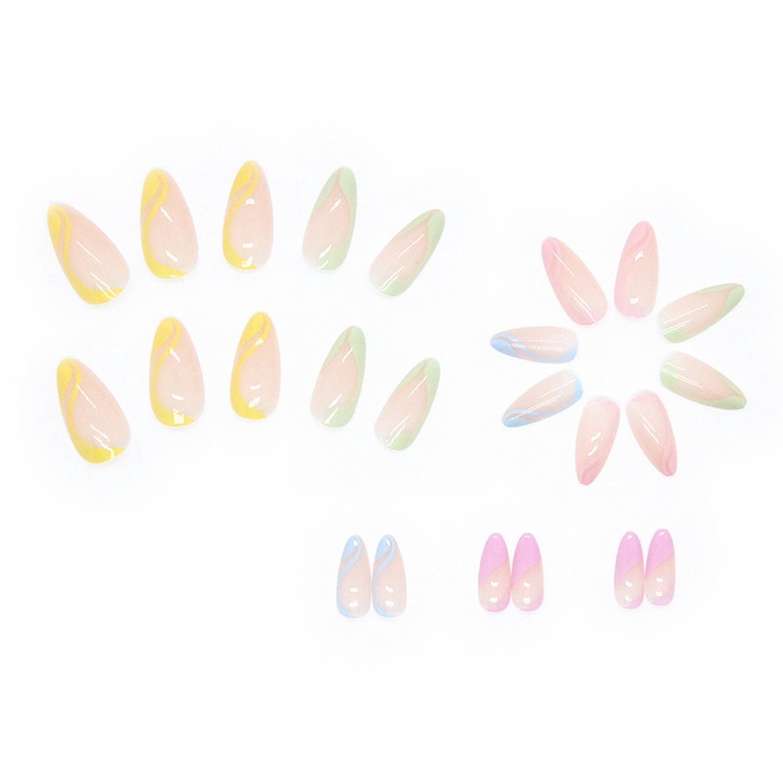 Long Nail Tips Coffin Nail on Medium Static Nails on Nails Long Coffin Flake Acrylic Nails Coffin Nails Tips Coffin Design Acrylic Nails Glue on Tip Nails Nail Tape for on Nails