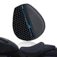 thumbnail image 1 of Cojín de asiento de moto CHCYCLE Gel 3D Honeycomb transpirable, 1 of 6