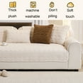 thumbnail image 4 of Washable Non-Slip Plush Sofa Cover for 3-Seater Couches | Thick Soft Material | 180x70cm Size | 1-Piece Set, 4 of 6