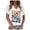 White, variant on Funny Womens Graphic T Shirts Casual Breathable Short Sleeve Crew Neck Tee Summer Top Beige L