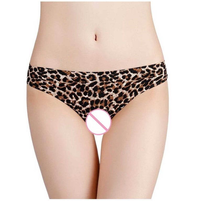 VerPetridure Women's Bikini Brief Underwear Thongs for Women Panties 5PCS  Women Silky Comfy Low Waist Breathable Sexy Nylon Has Elasticity Underpant  