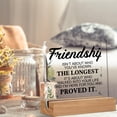 thumbnail image 4 of Friendship Gifts for Friends - Friendship Gift for Men Women Friends - Friendship Gift Ideas - Friendship Clear Desk Decorative Sign Home Decor Friends Acrylic Sign, 4 of 7