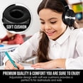 thumbnail image 4 of Sonitum Premium Classroom - Juego de auriculares y micrófono con conector de 3,5 mm, auriculares estéreo con micrófono y almohadillas giratorias suaves, perfectos para aprendizaje electrónico, reunion, 4 of 5