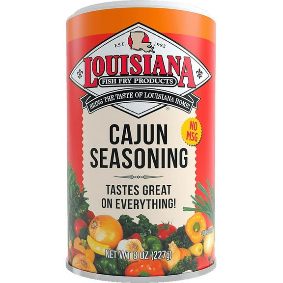 Louisiana Fish Fry Cajun Seasoning 8 oz - Pack of 1