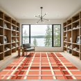 thumbnail image 2 of ODIKA 8'x10' Machine Washable Non-Slip Area Rug, Farmhouse Terracotta High Traffic Rug, Orange, 1290254, 2 of 7
