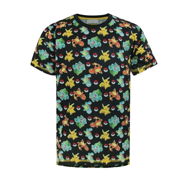 Pokemon Boys Starters Sublimated T-Shirt