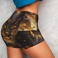 thumbnail image 2 of Sikiie Cool Black Gold Dragon Print Workout Shorts Women Scrunch Butt Gym Shorts Seamless High Waist Tummy Control Yoga Biker Athletic Shorts, 2 of 5