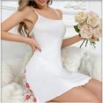 thumbnail image 6 of Levmjia Women's Sleepwear Nightgown Soft Breathable Slit Sleeveless Solid Color Night Dress for Home Sleeping Comfortable, 6 of 8